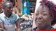 Woman unable to pay son's school fees cries as child does small job, yet to get certificate