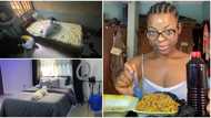 "I'm still broke": Lady narrates her progress in life, says she's out of the trenches, photos melt hearts