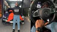 Young man sends social media into huge frenzy as he shows off his new car, sparks reactions