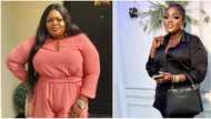 Eniola Badmus reviews her before and after weight reduction, fans react: "You've done well for yourself"