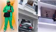 Where una dey see this money? Reactions as Kogbagidi reportedly buys new mansion, video goes viral