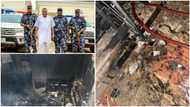 Police reveal those who set Sunday Igboho's house ablaze in Ibadan, give details