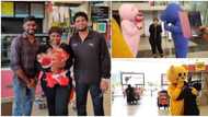 "So sweet": Indian family storm airport in video with flowers and 3 mascots to receive their son's African bae