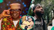 Davido spends quality time with legendary musician Ebenezer Obey, photos warm hearts of many