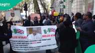 "Send Kyari back to Nigeria to face corruption charges": Nigerians stage massive protest in London