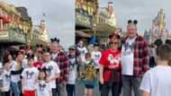 Heartwarming moment 70-year-old grandmother received a surprise birthday party at Disneyland