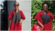 Battle of the rich aunties: Jemima Osunde and mum twin in matching bubus, fans react