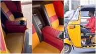 Man redesigns his keke, makes its interior look like SUV, viral video shows seat has wine holder