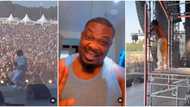 “I’m here to monitor my Investment”: Don Jazzy brags to oyinbo woman, flaunts Rema’s sold out show in Paris