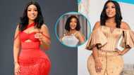 Joselyn Dumas glows in a white sleeveless Barbie dress and short curly hairstyle: "She's a goddess"