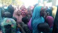 Just in: Chaos as female beggars besiege Nigerian governor's residence, lock him in