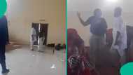 Video: Niger Delta University female student, lecturer clash in exam hall over alleged cheating