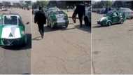30-year-old Nigerian man manufactures beautiful car, video shows minister cruising the whip