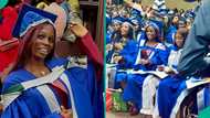 UNIBEN graduate celebrates nursing induction, photos of her "most expensive gown" trend online