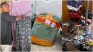 Young Nigerian man ships goods from China with only N50k, video of many things he got causes stir