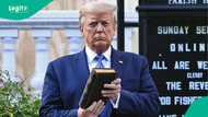 Trump takes part in marathon Bible reading amid fresh rift with Pope Leo XIV