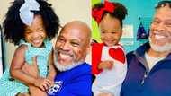 Little girl and grandpa captured enjoying themselves, video goes viral on social media, many react