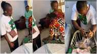 Is this healthy? Many react to video of man spraying money on newborn baby at hospital after delivery