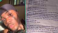 "Let's admire": Nigerian man shares his note as he challenges people to handwriting contest