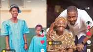 Young man Shares throwback photo with grandmother and his transformation 30 years later