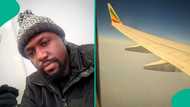 Man who lost his mum and brother sends epic message to Nigerians as he relocates abroad