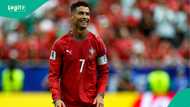 Cristiano Ronaldo reacts after setting new World Cup record with brace vs Uzbekistan