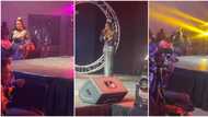 "Surgery preferable": Audience trolls Blessing CEO while on stage at a recent event in Warri, video trends