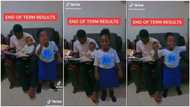 "Passing is a blessing": Video shows moment kid dances in front of dad as he checks her end of term result