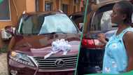 Nigerian husband gifts wife with car after childbirth
