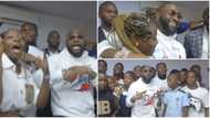 "Pure love": Moment excited kids screamed after seeing Davido trends, they perform Unavailable with OBO