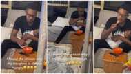 "I found the reason why my daughter is always hungry": Woman catches lover eating her kid's food, shares video