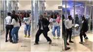 Nigerian man blasts music in Shoprite with Bluetooth speaker, security officer intervenes as lady joins him