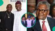 Moment Davido's billionaire father introduced 2 young men to Dangote at ChividoMiami2025 trends