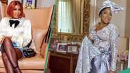 "A queen in her glory": Mo Abudu goes stylish in blue jacket and black leggings, looks youthful