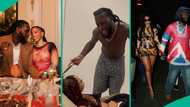 Burna Boy sweetly sings to Chloe Bailey, dances & kisses her after multiple PDA clips: "ODG don go"