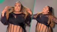 Mixed reactions trail chubby lady's corset attire: "I was waiting for a transformation"