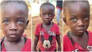 "I met him in the village": Boy with shiny black skin and blue eyes trends on TikTok as his video goes viral