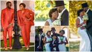 Funke Akindele, JJC Skillz twin in similar outfits as they mark 5th wedding anniversary, many celebrate them