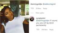 Simi shuts down fan who claimed to have a crush on Adekunle Gold