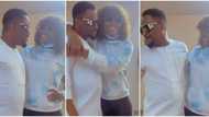 Zubby Michael and Chizzy Alichi end beef, hugs passionately weeks after fighting dirty over king of boys movie