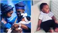So adorable: Comedian AY shares moment his 5-months old baby is passionately watching cartoons, fans react