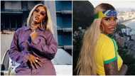 Oti lo: Tiwa Savage reacts as her new steamy pics with mystery man in Brazil sparks relationship rumours