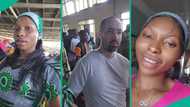 Nigerian lady who married oyinbo partner takes him to her village church, video trends on TikTok