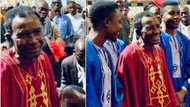 "No walking stick, eye glasses": Nigerian man, 100, celebrates birthday in grand style, netizens hail him