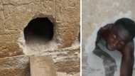 Bidiyon Ɓarawo Ya Maƙale a Cikin Ramin Da Ya Haƙa Don Shiga Coci Ya Yi Sata