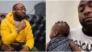Davido exhausted as he takes care of his son alone while Chioma self-isolates (photo)