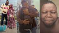 "I thought everything was over": Woman whose husband relocated to UK reunites with him in video