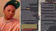 "She's truly in love": Man leaks messages girlfriend sent to him after announcing breakup, video trends