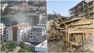 "Jesus...Oh my God": Video shows moment 7-storey building collapses in Lagos, Nigerians react