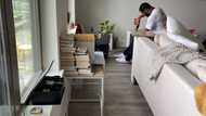 Lady moves in with man she met on social media, shares photo of their tasteful apartment, causes stir